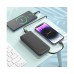 Power bank Hoco J118 10000mAh + кабелі 2в1 Type-C/ Lightning black