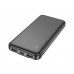 Power bank Hoco J118 10000mAh + кабелі 2в1 Type-C/ Lightning black