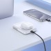 Power bank Borofone BJ51 5000mAh магнітний з функцією бездротової зарядки білий