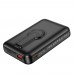 Power bank BorofoneBJ47 10000mAh PD20W магнітний з функцією бездротової зарядки чорний
