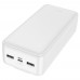 Power bank Hoco J118B 30000mAh white + кабель Type-C/ Lightning