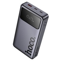 Power bank Hoco Q40 25000mAh PD 65W з дисплеєм metal gray