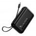 Power bank Hoco J157 10000mAh 22.5W + PD 20W black + кабель Type-C