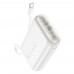 Power bank Hoco J157 10000mAh 22.5W + PD 20W white + кабель Type-C