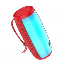 Портативна Bluetooth колонка Borofone BR20 TWS з LED підсвіткою red