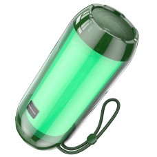 Портативна Bluetooth колонка Borofone BR25 з LED підсвіткою dark green