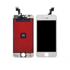Дисплей для Apple iPhone SE з білим тачскрином HC