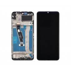 Дисплей для Huawei Y6P (2020) з чорним тачскріном і корпусних рамкою