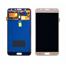 Дисплей для Samsung J701 Galaxy J7 Neo с золотистым тачскрином, с регулируемой подсветкой