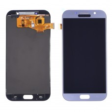 Дисплей для Samsung A720 Galaxy A7 (2017) с голубым тачскрином, с регулируемой подсветкой