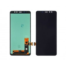 Дисплей для Samsung A730 Galaxy A8 Plus (2018) з чорним тачскріном OLED
