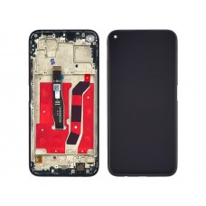 Дисплей для Huawei P40 Lite / Nova 5i з чорним тачскріном і корпусних рамкою