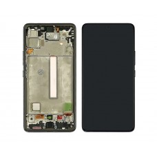 Дисплей для Samsung A536 Galaxy A53 (2022) з чорним тачскрином та чорною корпусною рамкою Original