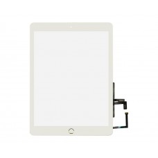 Тачскрин для Apple iPad 9.7 (2017) (A1822/ A1823) білий з кнопкою Home