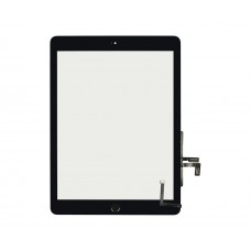Тачскрин для Apple iPad 9.7 (2017) (A1822/ A1823) чорний з кнопкою Home