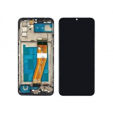Дисплей для Samsung A025/ A035/ A037/ M025 Galaxy A02S/ A03/ A03S/ M02S (2021) с чёрным тачскрином и корпусной рамкой
