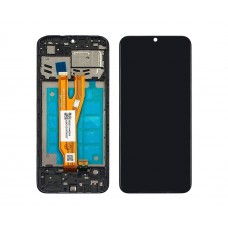 Дисплей для Samsung A032F Galaxy A03 Core (2021) з чорним тачскрином та корпусною рамкою