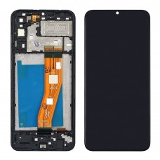 Дисплей для Samsung A042F Galaxy A04E (2022) з чорним тачскрином та корпусною рамкою