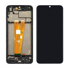 Дисплей для Samsung A045F Galaxy A04 (2022) з чорним тачскрином та корпусною рамкою