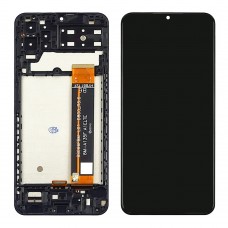 Дисплей для Samsung A135F Galaxy A13 (4G) з чорним тачскрином та корпусною рамкою