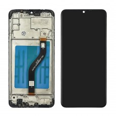 Дисплей для Samsung A207 Galaxy A20S (2019) з чорним тачскрином та корпусною рамкою