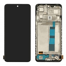 Дисплей для Xiaomi Redmi Note 12 (4G) з чорним тачскрином та корпусною рамкою IPS