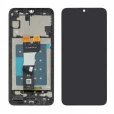 Дисплей для Samsung A057F Galaxy A05S (2022) з чорним тачскрином та корпусною рамкою