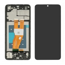 Дисплей для Samsung A055F Galaxy A05 (2022) з чорним тачскрином та корпусною рамкою