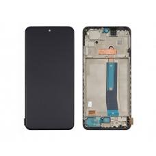 Дисплей для Xiaomi Redmi Note 11S з чорним тачскрином та корпусною рамкою OLED