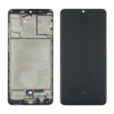 Дисплей для Samsung A315 Galaxy A31 (2020) з чорним тачскрином та корпусною рамкою Original
