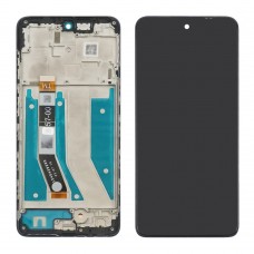 Дисплей для Motorola G73 5G (XT2237) з чорним тачскрином та корпусною рамкою