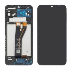 Дисплей для Samsung A146B Galaxy A14 (2023) REV V0.4 з чорним тачскрином та корпусною рамкою