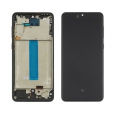 Дисплей для Samsung A336 Galaxy A33 (2022) з чорним тачскрином та чорною корпусною рамкою (з широким обідком) OLED